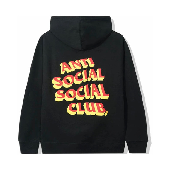 Anti Social Social Club Popcorn Hoodie Black – Size Medium – Brand New - Picture 1 of 4